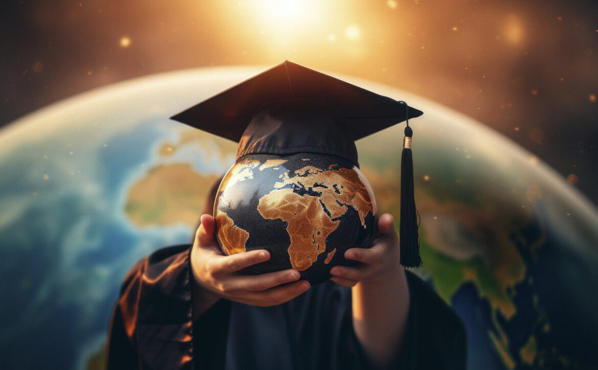 graduation-cap-with-globe-digital-art-style-education-day