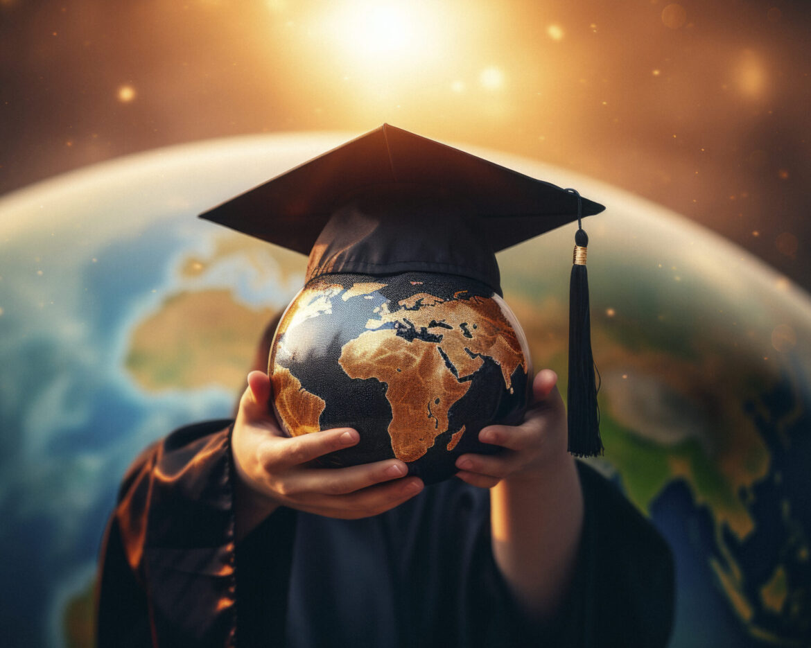 graduation-cap-with-globe-digital-art-style-education-day